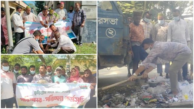 কুড়িগ্রাম সদর হাসপাতালে জাতীয় নাগরিক পার্টির পরিচ্ছন্নতা, বৃক্ষরোপন ও মশা নিধন কর্মসূচি