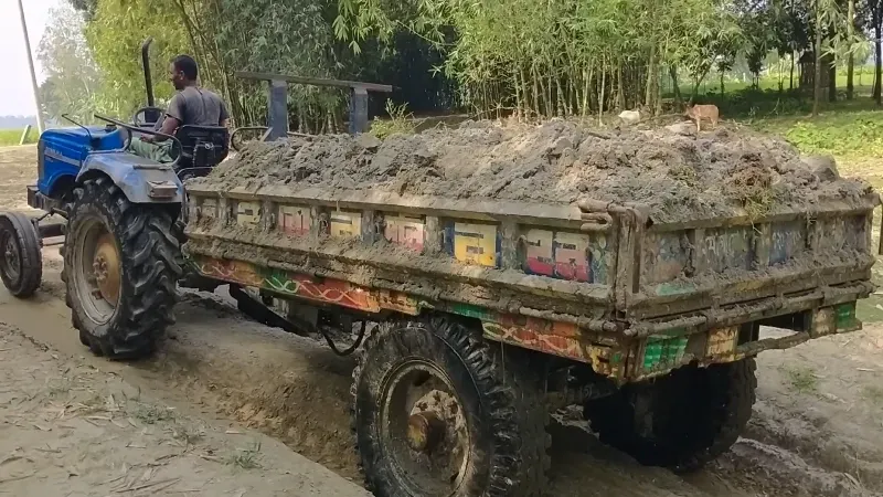 টাঙ্গন নদীতে অবৈধ বালু উত্তোলনের অভিযোগ, প্রশাসনের ভূমিকা নিয়ে প্রশ্ন